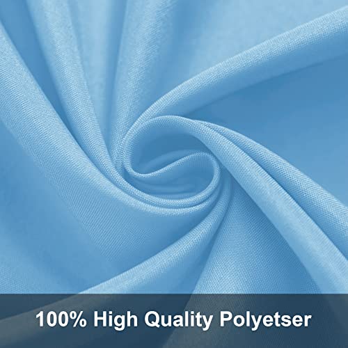 Joccun 5X7FT Light Blue Backdrop Background for Photography,Polyester Backdrop Curtain Background Screen for Photography,P...