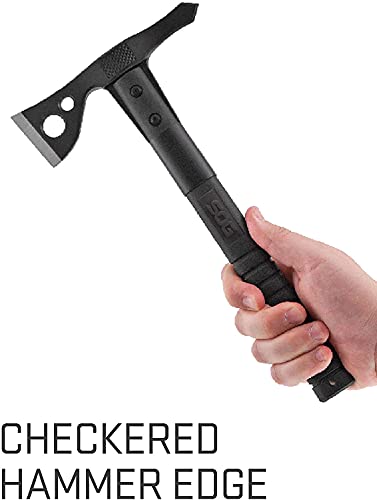 SOG FastHawk- Lighter, Faster, Agile Throwing Hatchet, Versatile Survival Tactical Axe for Competition Throwing and Campin...