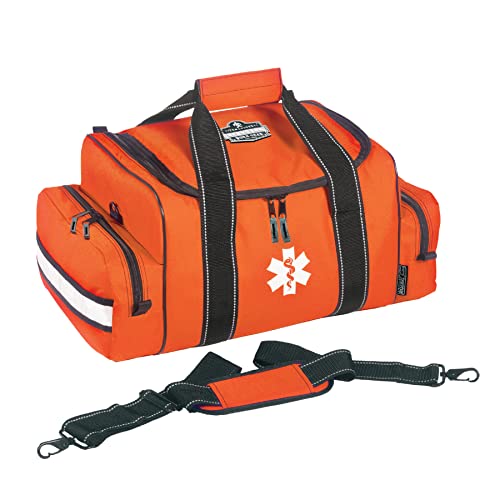 Ergodyne Arsenal 5215 Large Medic First Responder Trauma Duffel Bag with Shoulder Strap, Orange