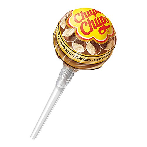Chupa Chups Cremosa Lollipop Assortment, 2 Ice Cream Flavors, Individually Wrapped Candy for Kids, 16.9 OZ Bag (40 Suckers) (Pack of 2)