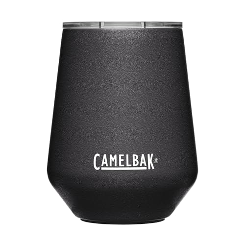 CamelBak Horizon 12oz Wine Tumbler - Insulated Stainless Steel - Tri-Mode Lid - Black