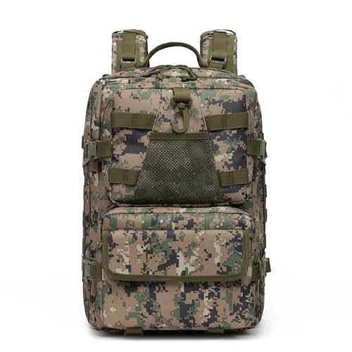 aiGear 50L Military Tactical Backpack 3 Days Assault Pack Large Day Backpack for Men Molle Army Bug Out Bag Waterproof Hea...