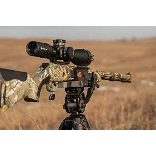 BOG DeathGrip Ultralite with Arca-Swiss and Switcheroo Capability, Lightweight Construction, Shooting Rest Head, and Universal Gun Clamp for Hunting, Shooting, Target Practice, and Outdoors
