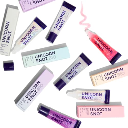 UNICORN SNOT Holographic Glitter Lip Gloss | Sparkly & Shimmer Lips for Christmas Glitter Makeup | Stocking Stuffers for H...