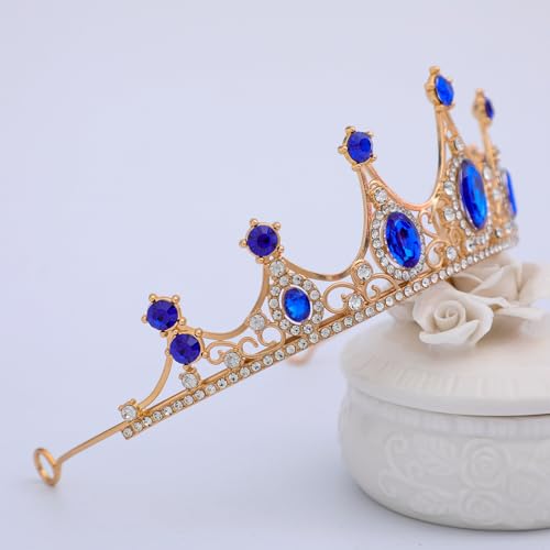 FORSEVEN Crystal Tiaras Birthday Crown for Women Wedding Rhinestones Princess Party Headbands Hair Accessories for Women H...
