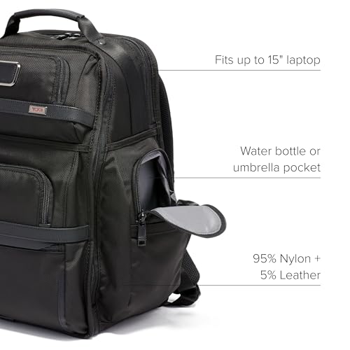 TUMI - Alpha Brief Pack - Men's Laptop Backpack with Padded Adjustable Straps - Fit up to 15" Screen - 17.0" X 12.0" X 8....