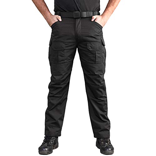 CARWORNIC Gear Men's Tactical Cargo Pants Waterpoof Lightweight Rip Stop EDC Military Combat Trousers