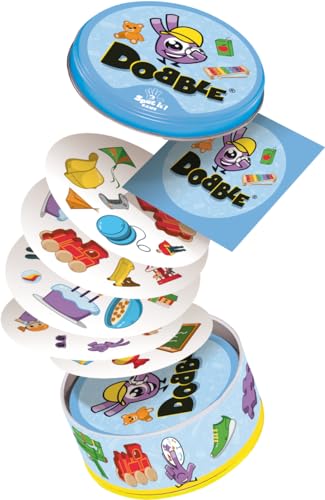 Asmodee | Dobble Kids | Card Game | Ages 6+ | 2-8 Players | 15 Minutes Playing Time