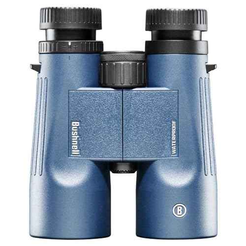 Bushnell H2O 8x42mm Binoculars, Waterproof and Fogproof Binoculars for Boating, Hiking, and Camping, Multi Blue