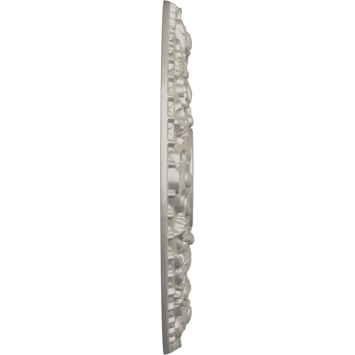 Ekena Millwork Cm18Ropws Rose Ceiling Medallion, Pearl White