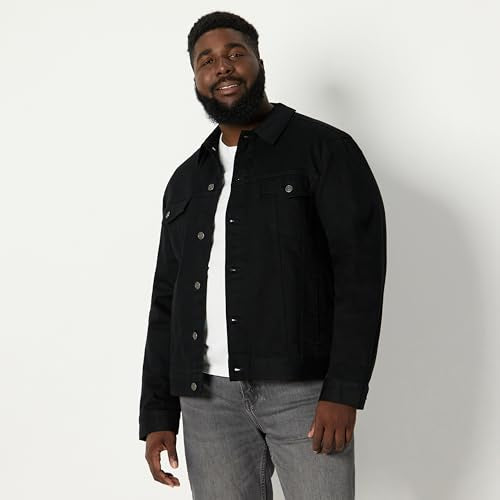 Amazon Essentials Men's Low Stretch Regular-Fit Denim Jacket