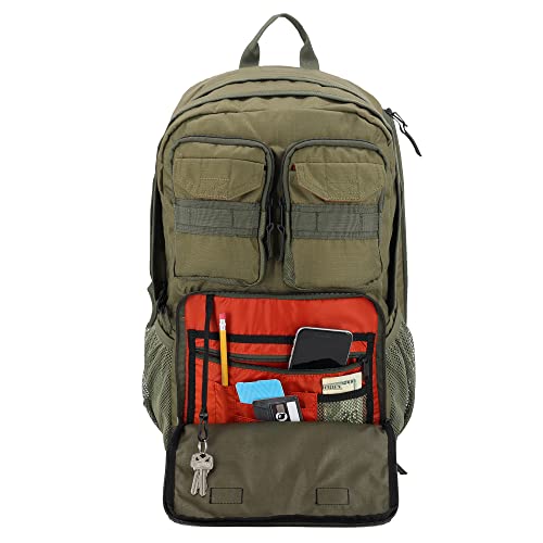 Eddie Bauer Cargo Tactical Backpack | Adventure | Heavy Duty | Outdoor | Water Resistant | 600D Polyester