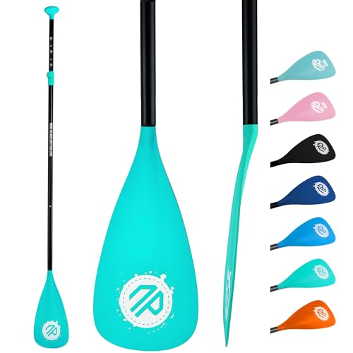 niphean Sup Paddle, 3&4-Piece Adjustable Paddle Board Paddles, Lightweight Floating Kayak Paddle, Detachable Stand Up Padd...
