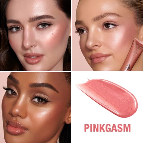 Charlotte Tilbury Beauty Light Wand Liquid Highlighter Makeup - Soft-Focus Highlighter & Blush for Cheeks - Pearlescent, W...
