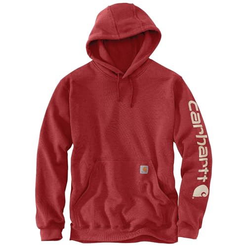 Carhartt mens Loose Fit Midweight Logo Sleeve Graphic Sweatshirt Closeout