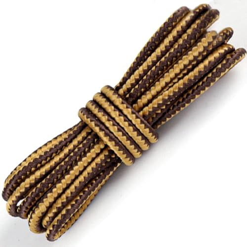 Round Thin Hiking Shoe Laces: 3mm Durable Shoelaces Replacement for Boots(1Pair)