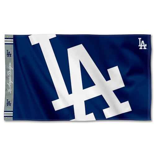 Los Angeles Dodgers Printed Header Flag 3x5 Banner