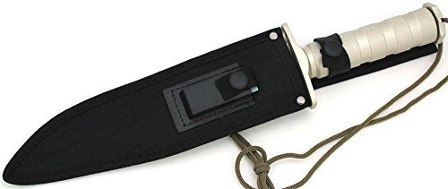 Snake Eye Tactical Full Tang Rescue Style Knife w/Sheath & Survival Kit Hunting Camping Fishing Outdoors Razor Sharp Blade...
