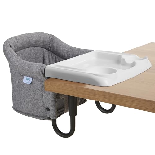 évolur Clamp-On Comfort Table Chair, Portable Clip-On High Chair for Babies & Toddlers (6–36 Months), Removable Washable S...