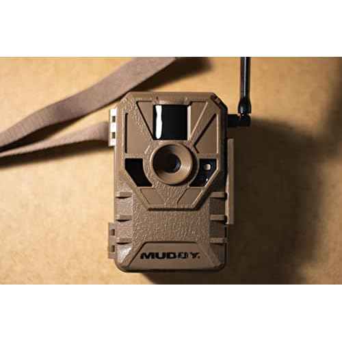 Muddy Manifest 2.0 Cellular Trail Camera, Quick Scan QR Code, 16 MP, AT&T and Verizon, Stealth Cam Command APP, Brown