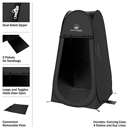 Pop Up Pod - Privacy Shower Tent, Dressing Room, or Portable Toilet Stall with Carry Bag for Camping, Beach, or Tailgate b...