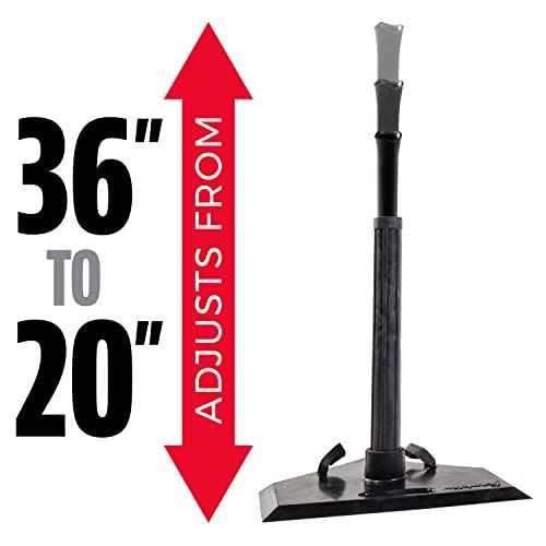 Franklin Sports Kids Teeball Batting Tee - 1 Position Hitting Tee for Teeball, Softball + Baseball + Stand - Adjustable Youth Tee