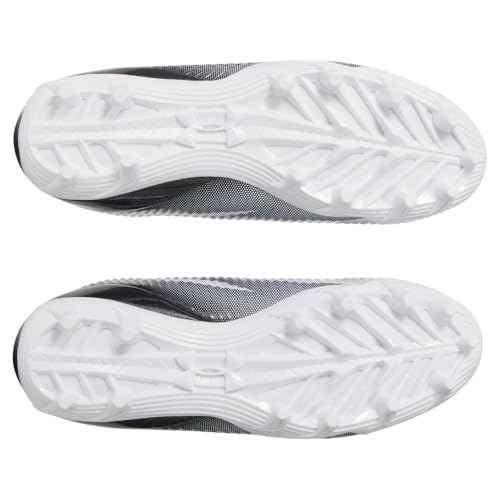 Under Armour Boys' Blur Select JR Football Cleats, (002) Black/White/White, 2.5, US