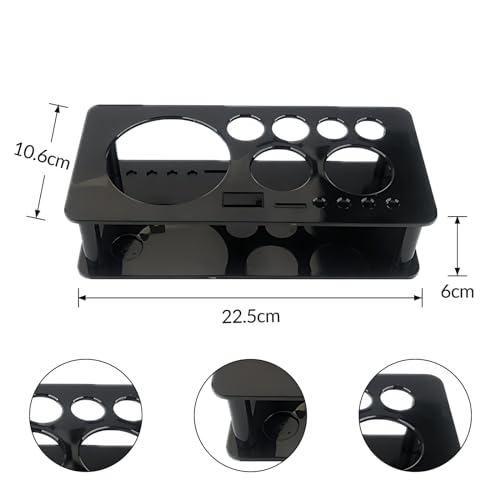 ＫＬＫＣＭＳ Professional Cocktail Shaker Stand, Bartender Kits Storage Stand, Bartending Tool Holder for Bar Cocktail, Black