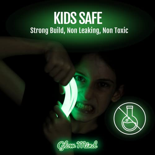 100 Ultra Bright Glow Sticks Bulk Party Pack - Halloween Glow in the Dark Party Supplies Pack - 8" Glowsticks Party Favors...