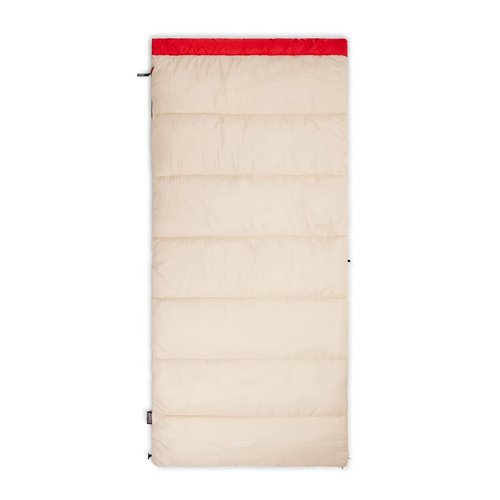 Coleman Flatlands 30/40/50°F Sleeping Bag, Made from 100% Recycled Material, Big & Tall Options, Cool-Weather Sleeping Bag for Camping, Sleepovers, Guests & More