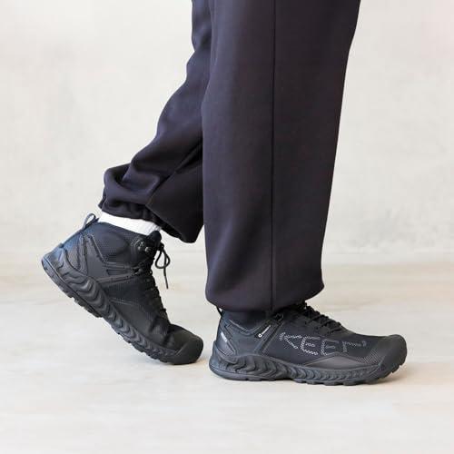 KEEN mens Nxis Evo Mid Height Waterproof Fast Packing