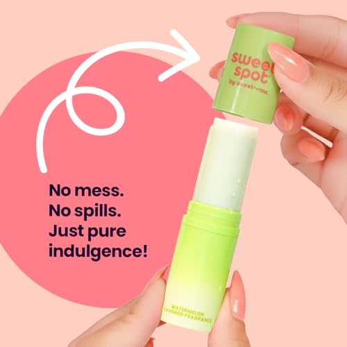 SweetSpot Flavored Solid Perfume Stick, Portable Travel Perfumes for Women, Long Lasting Fragrances, Non Sticky Formula, N...