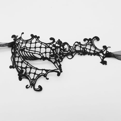 TFTSR Masquerade Masks for Women Couples,Men Mardi Gras Mask,Girls Black Gold Lace Costume,Adult Venetian Party Dress