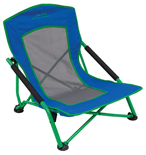 ALPS Mountaineering Rendezvous Low Camping Chairs for Adults with Arms, Cool Mesh Center, Powder Coated Steel Frame, Compa...