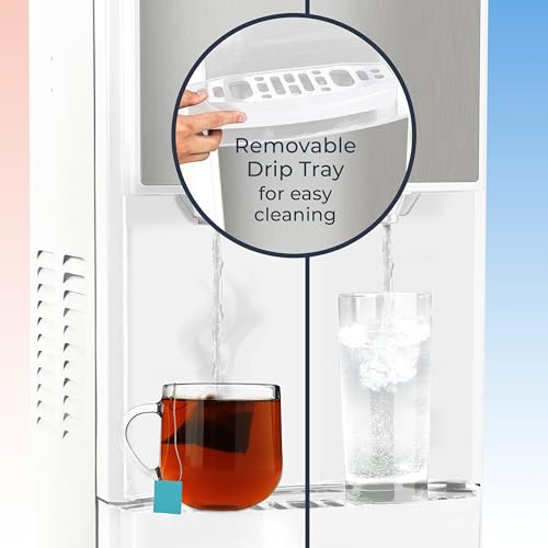 Igloo Bottom Load Water Cooler Dispenser - Hot, Cold, or Room-Temperature Water - Holds 3 or 5 Gallon Bottles - Child Safe...