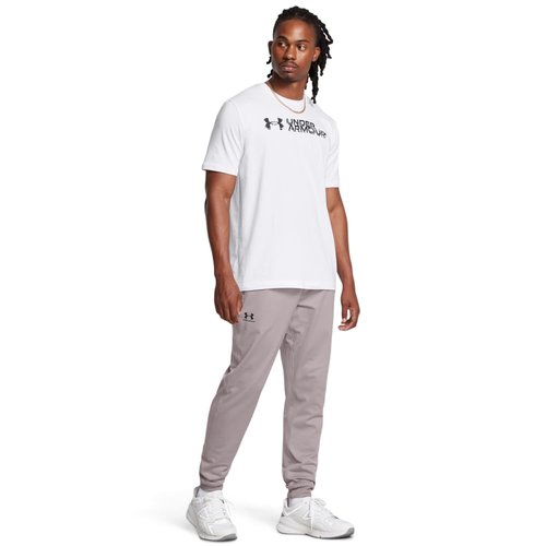 Under Armour Men's Sportstyle Tricot Joggers, (015) Tetra Gray / / Black, X-Large