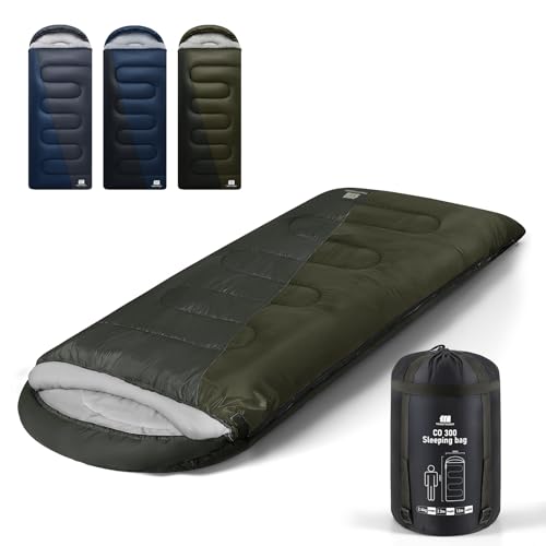 TANSTRIDER 0 Degree XXL Winter Sleeping Bags for Adults Cold Weather,Camping Sleeping Bag for Kids with Compression Sack,4...