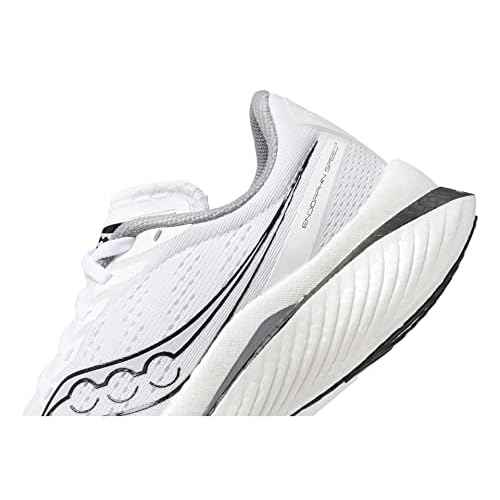 Saucony Women's Speed 3 Sneaker, White/Black, 5.5