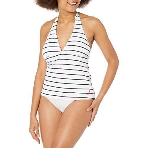 Nautica womens Tankini Swimsuit Top? Quick-dry, Upf+, Swim, Beach, Pool & Resort Wear