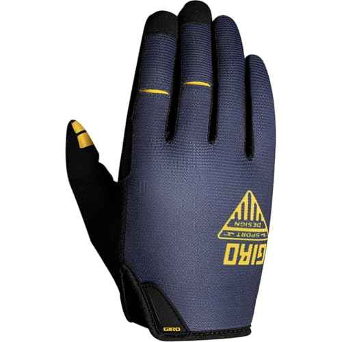 Giro DND Men Mountain Cycling Gloves - Dark Shark/Spectra Yellow, (2024) XX-Large