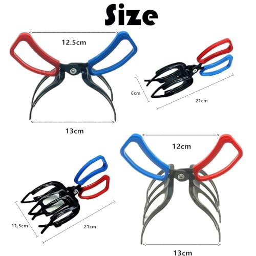 Valentines Day Gifts for Him 2 Packs 2/3 Claw Fish Gripper, Metal Fishing Pliers Gripper Catch Fish Control Clamp,Three Te...
