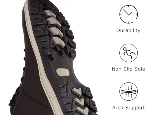 CARENURSE Mens Lightweight Hiking Boots Water Resistant Mid Ankle Work Casual Hiker Trekking Outdoor Boots Anti Slip Hikin...