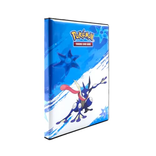 Ultra PRO - Greninja 4-Pocket Portfolio for Pok?mon, Trading Gaming Card Organizer Accessory Storage