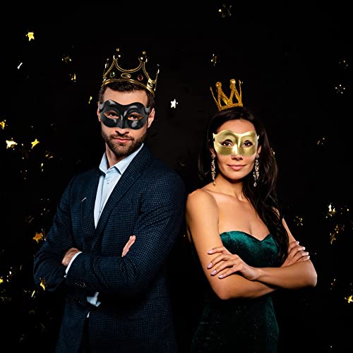 VYNYJOAN Masquerade Mask Decorative Costume Mask for Men Women