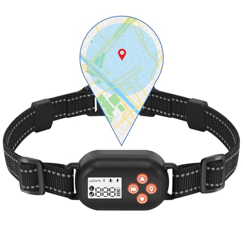 TTPet GPS Wireless Dog Fence, Electric Pet Fence System, IPX6 Waterproof Collar, Beep Vibration Shock Correction, for Dogs...
