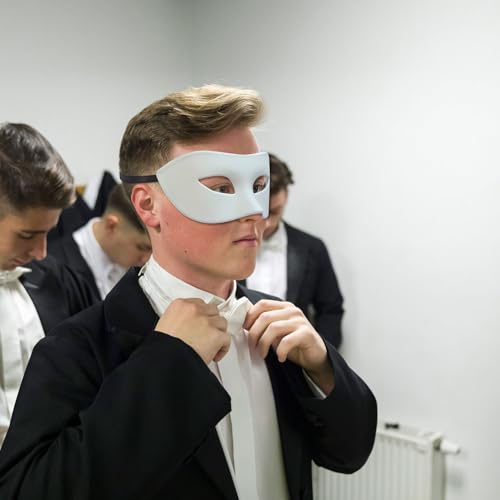 Liatunou Men's Masquerade Mask Half Face Mask for Ball Proms and Halloween