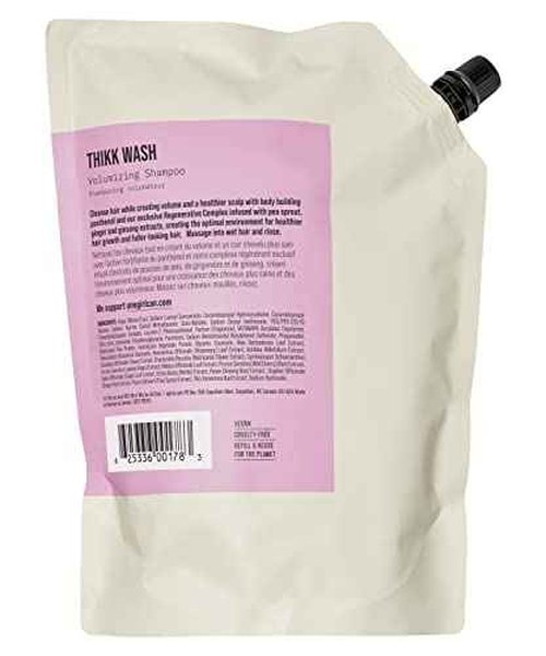 AG Hair Thikk Wash Volumizing Shampoo - Cleanse Scalp and Add Volume - Exclusive Regenerative Complex, 33.8 Fl Oz