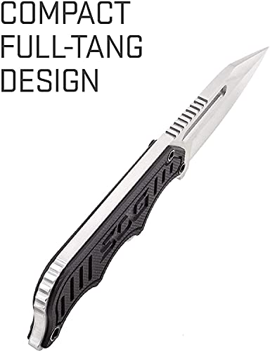 SOG Small Fixed Blade Knife - Instinct Boot Knife, EDC Knife, Neck Knife, 2.3 Inch Full Tang Blade w/ Knife Sheath and Cli...
