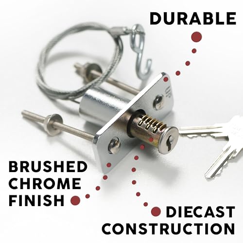 Emergency Release Lock Kit, Universal Garage Door Emergency Release Lock Kit, Garage Door Opener Quick Release Lock Discon...