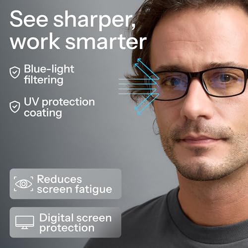 Gaoye 2.25 Professional Reading Glasses for All Day - Computer Readers with Blue Light Protection - Value Pack